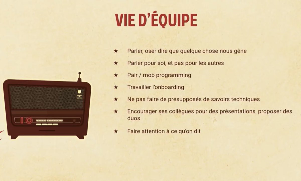 « Révolution ! De la diversité dans l’IT »  Un très bon talk de @mireille_cmpcy  au <a href="/SunnyTech_MTP/">Sunny Tech</a> que je vous encourage à regarder !

🎥 youtu.be/4nSlOsF1Sng

Pour résumer voici des solutions pour s’améliorer en entreprise !

#SeaTechAndSun #inclusion #egalitefemmeshommes