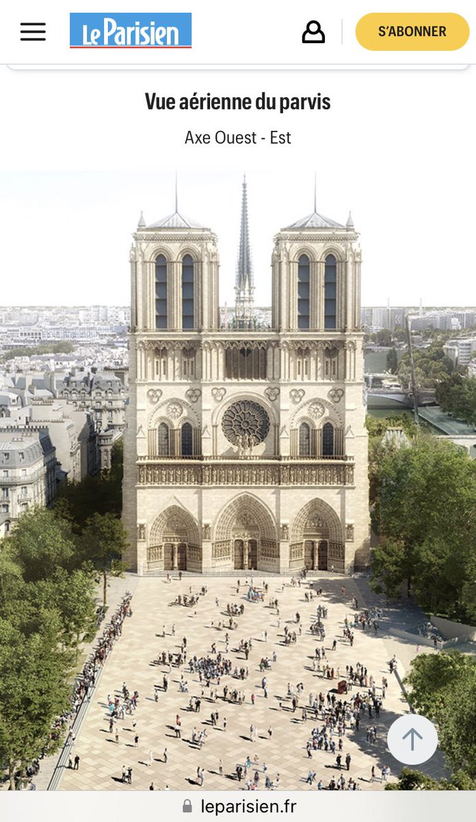 LCyclable's tweet photo. Paris se transforme: Notre-Dame fera peau neuve.

Fini l’autoroute qui passe devant: l’accès sera réservé aux piétons, vélos, bus et riverains.

Fini le parking en-dessous qui deviendra un espace d’accueil, de commerce et de convivialité.

https://t.co/EnUMhRrpNN https://t.co/lMlEG4f1eH