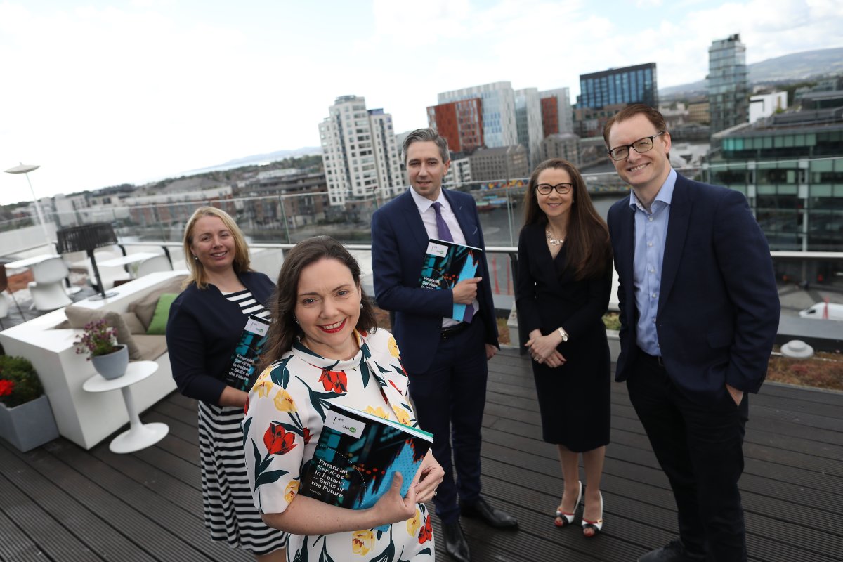 SkillnetIreland's tweet photo. Today's report from @ifsskillnet highlights new skills required in Ireland’s financial services sector. Developed with support from Skillnet Ireland and launched by Minister Simon Harris @SimonHarrisTD @DeptofFHed @TraceyDonnery
https://t.co/2z02WnPRbl
#talent #FSIreland https://t.co/vNOpvogUN7