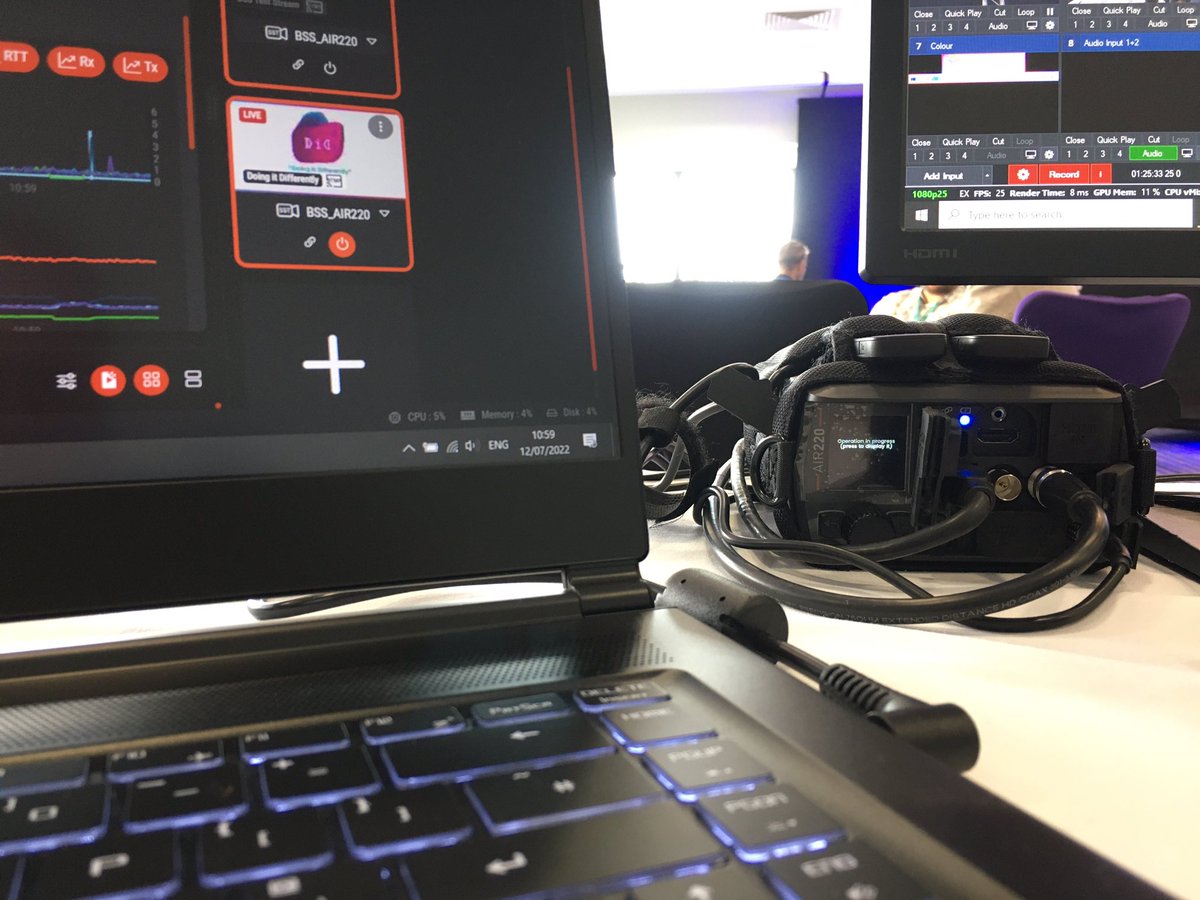 Bright__Spark's tweet photo. .@Aviwest #BeOnAir out on location today delivering a #live #event for our client. Live monitoring of stream health and data connections via #Cloud #StreamHub #livestreaming #eventprofs https://t.co/lWZaR8OrGC
