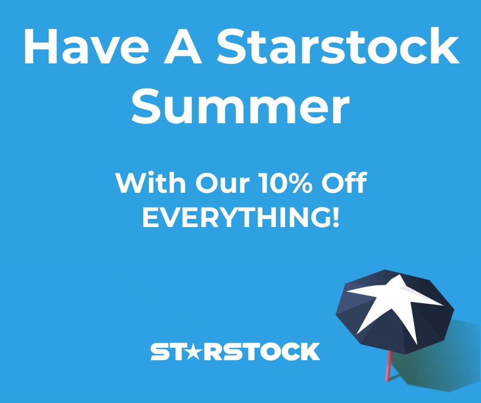 The StarStock Summer is officially here! Do you have your fans to keep you cool ready?

Get your 10% off here - starstock.co.uk

#summer #discount