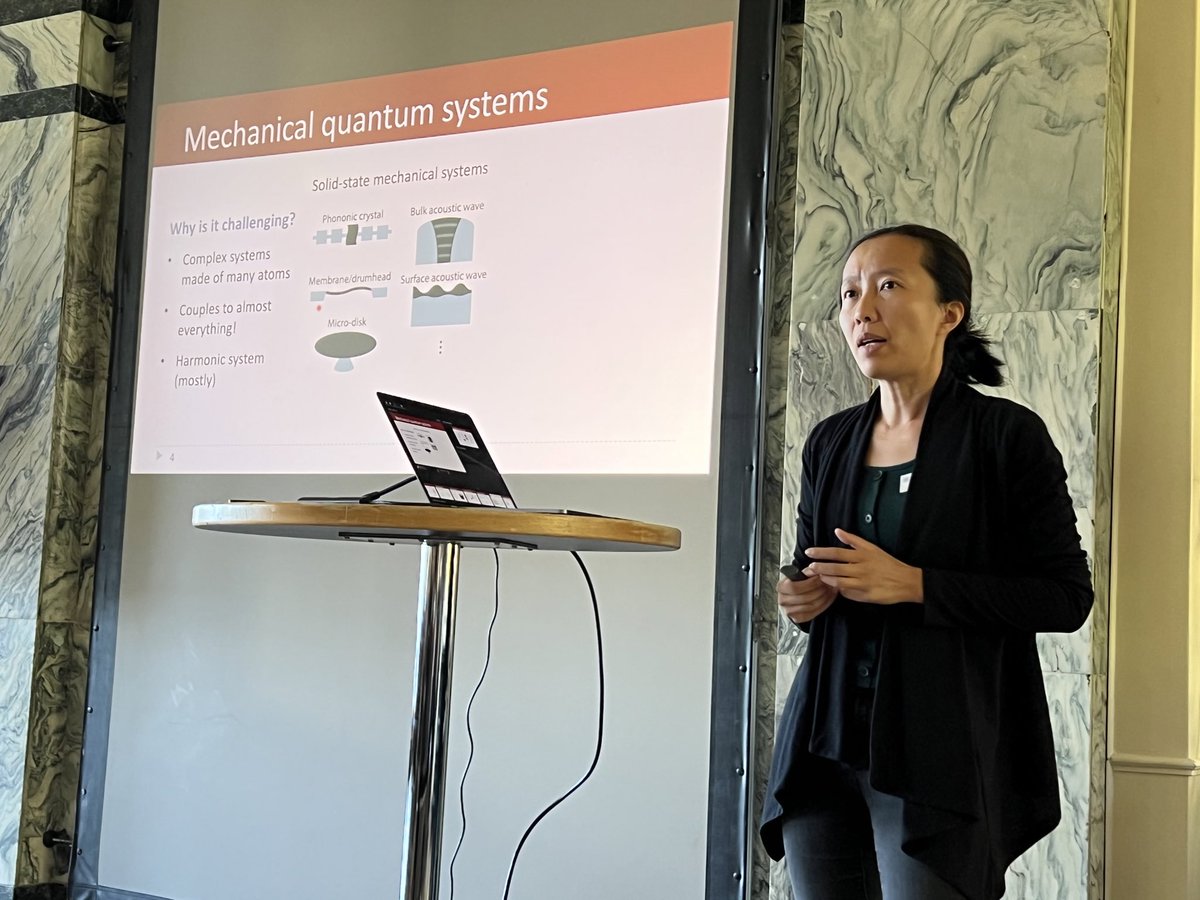 AndreasAtETH's tweet image. Day 2 of the #Quantum Center @ETHQuantumCntr general meeting started out with presentations by Yiwen Chu @hybirds_eth, Wister Huang, Christian Carisch @Zilberberg_Phys , and @BesseJC @qudev …