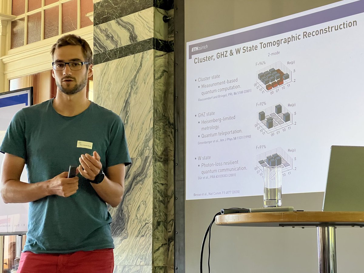 AndreasAtETH's tweet image. Day 2 of the #Quantum Center @ETHQuantumCntr general meeting started out with presentations by Yiwen Chu @hybirds_eth, Wister Huang, Christian Carisch @Zilberberg_Phys , and @BesseJC @qudev …