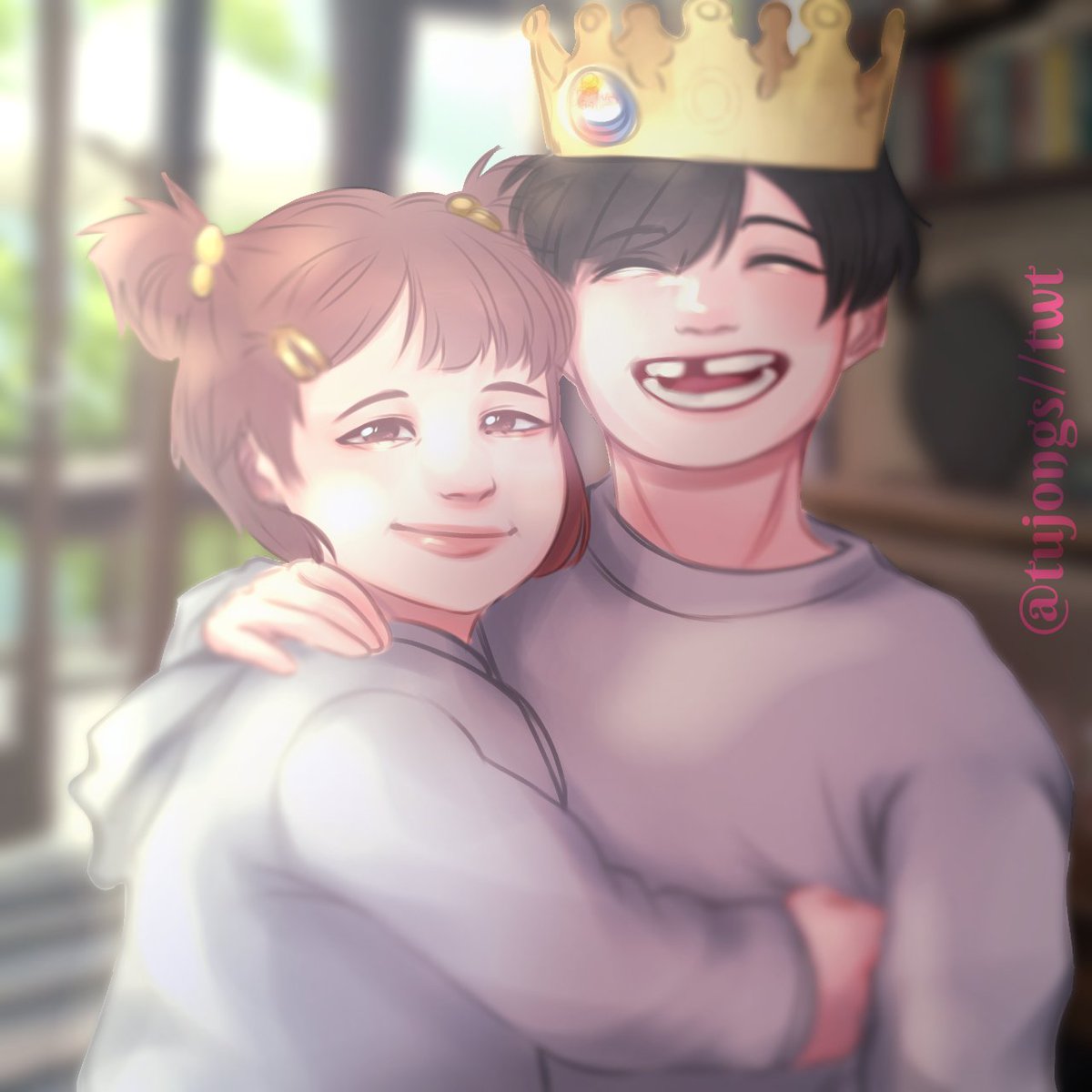 tujongs's tweet photo. The day he pinky swore to be her knight in shining armor.

#ProjectLOKI #PLtwt #LoreStair https://t.co/KwBqzDMD3g