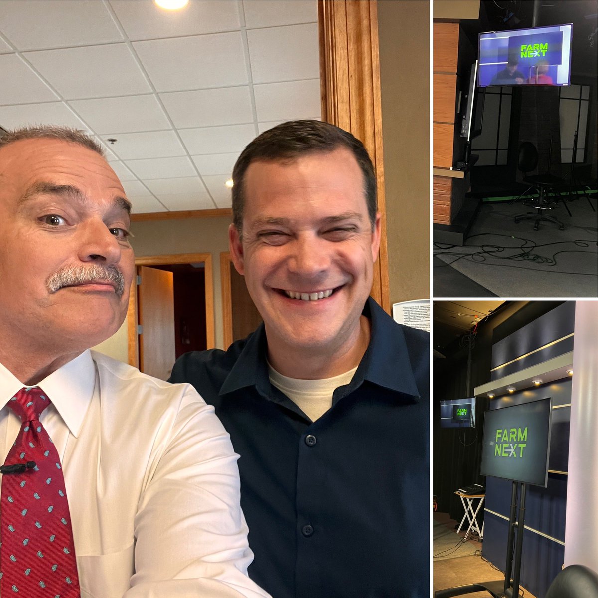 maxarmstrong's tweet photo. FARM NEXT! This fine @pivotbio series continues next Monday night @OfficialRFDTV. We enjoy being in the studio with @karsten co-founder &amp; CEO of Pivot. https://t.co/qh3ZmjVjiO