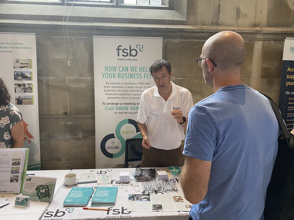 Our membership advisor <a href="/AGuttridgeFSB/">Adam Guttridge</a> can help explain the multi benefits of becoming a member of the FSB. If you don’t get chance to chat with him today at York Guildhall give him a call to discover how we can support you tel. 07733 888147