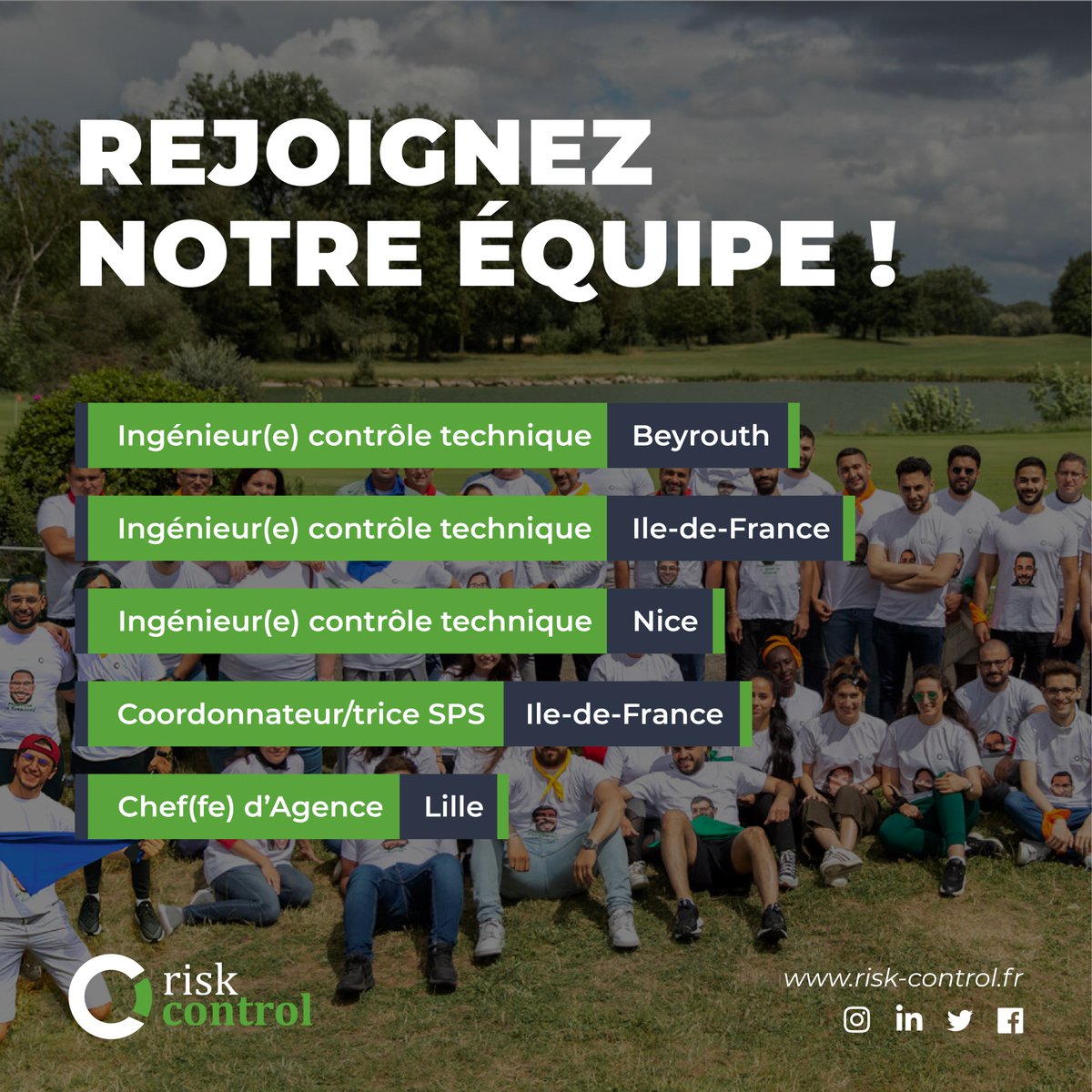 RiskControl11's tweet photo. Vous cherchez à évoluer durablement au sein du domaine du Contrôle Technique Construction et dans votre carrière professionnelle ?
Rejoignez-nous !

Rendez-vous sur ce lien : https://t.co/4npUZb7BXN, ou sur notre page "jobs" LinkedIn https://t.co/Wo6MoONVq4.

#jobs #recrute https://t.co/x5lWNqrul8