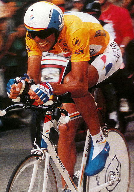 Hoy cumple 58 años Miguel Induráin 🎂

El hombre de las 28 pulsaciones por minuto y los 5 Tours de Francia❤️

El tío que te machacaba en la montaña y te hundía en la contrarreloj🤤Un prodigio, un salvaje, un animal competitivo y un gran dominador🔥

Felicidades Miguelón!💪