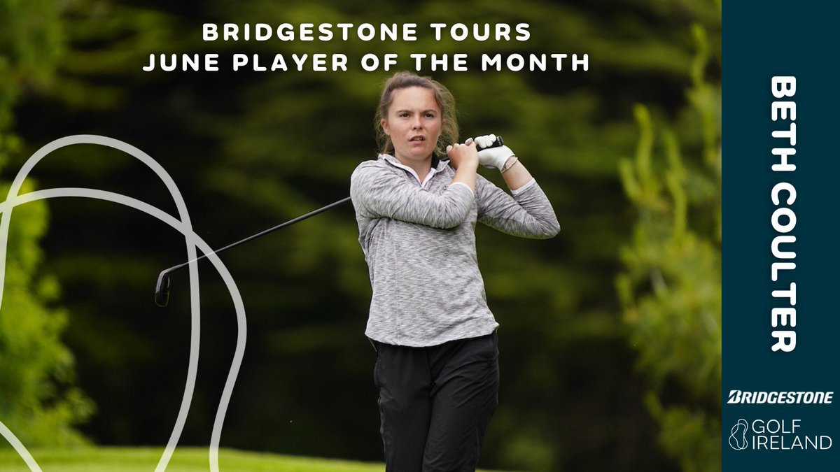 GolfIreland_'s tweet photo. ๐ Congrats to Beth Coulter (@KirkistownCGC) who is the #BridgestoneTours Player of the Month for June
Beth won the #AIGClose last month, and got over 50% of the vote in our poll! https://t.co/1RU59Ps0WS