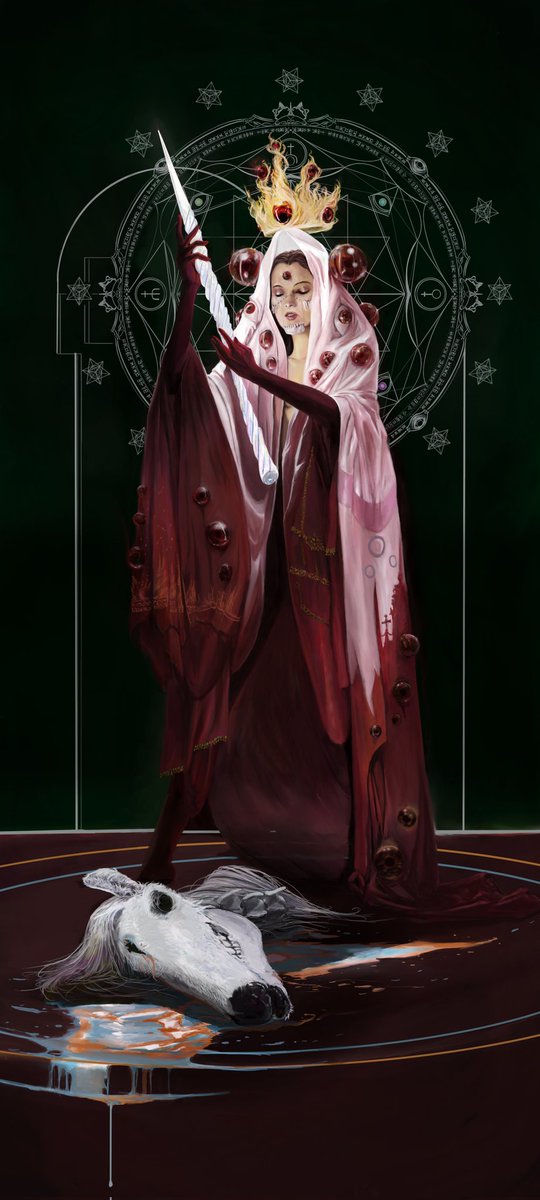 Ulmo8's tweet photo. #PortfolioDay 

Hello Portfolio day.

I'm Marco  I'm a dark fantasy artist. I'm looking for new projects, DM for any inquiry. I wish to work for WotC  eventually 💜

📧: ulmo88@gmail.com 
💀: https://t.co/nPP1ReUhjJ

Thank you for sharing ☠️🤟 https://t.co/ToOW4W58Ki