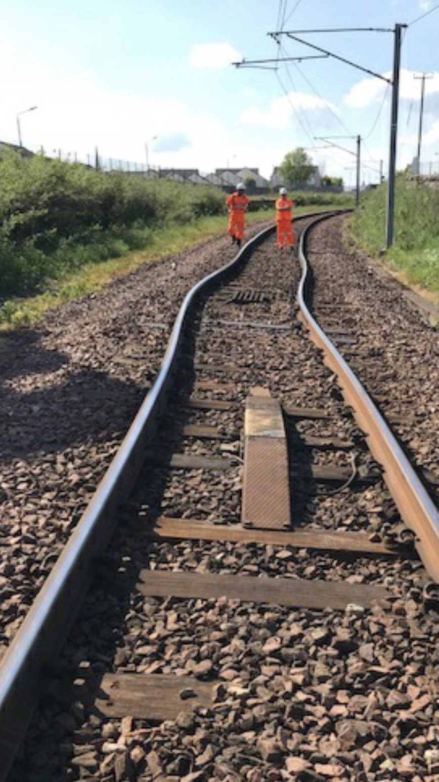 Buckled rail - Network Rail