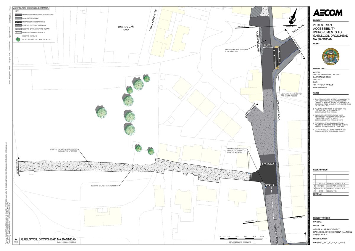 SRTS_Ire's tweet photo. 🔴🟡Proposed #SRTS measures inc: #SchoolZone at Gaelscoil Dhroichead na Banndan, a raised table controlled pedestrian crossing, junction improvements, new footpath & pedestrian priority zones, on (L2031-0) Casement road, Bandon, Co Cork have gone to #Section38 by @Corkcoco 🟡🔴 https://t.co/gi9IW1otxl