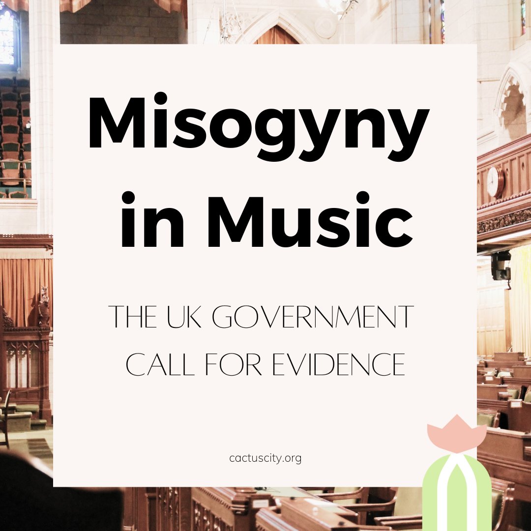 The UK government are calling for evidence in response to #misogynyinmusic. We have a submission open now: cactuscity.org/misogyny-in-mu…. If any journos want to talk to us about @cactuscityuk get in touch via sophie@cactuscity.org #journorequest  #prrequest THE DEADLINE IS THE 16TH