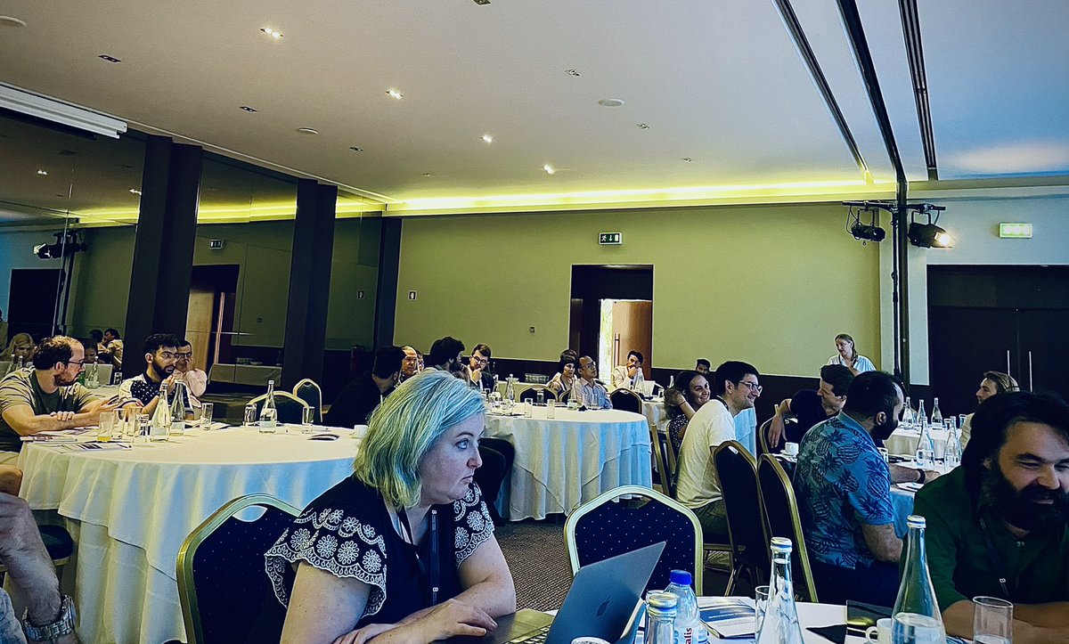 joelasiapacific's tweet photo. #MARBLE22 delegates and speakers recharged over lunch, and are back at it here in Vilamoura for today’s Technical Session II, with a deeper focus on #DeFi, system #redundancy, and proxy pattern architecture. https://t.co/NBW5dYryKR