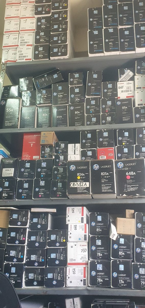 For all your Toner cartridges ,printer/ computer repairs call us on 0977577530 email muticoresolutionsltd@gmail.com  or come to Chester House room 43 4th floor Cairo road.