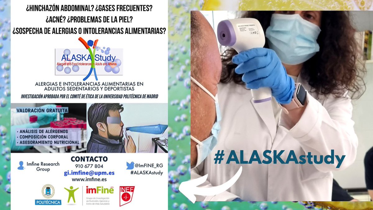 inefmadrid's tweet photo. Sigue la toma de muestras en @ImFINE_RG #ALASKAstudy a pleno rendimiento. Un gran número adultos sendentarios y deportistas están colaborando en la #investigación de #alergias e #intoleranciasalimentarias. Gracias por su participación‼️#ccafyd #somosupm #nosoloingenieria @La_UPM https://t.co/Ouy4Xcl70o
