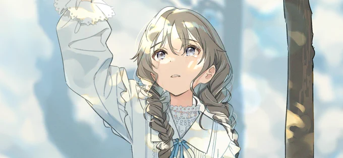 夏コミの本用に前の絵を加筆修正したりしてます。結構印象変わって楽しい 