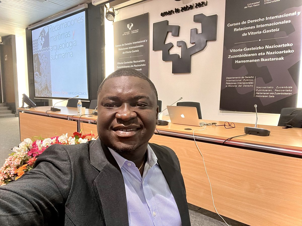 bibystilll's tweet photo. Je participe à une formation de très haut niveau sur le droit international et les Relations Internationales à la Prestigieuse UPV en Espagne. https://t.co/pUPTGCiHh6