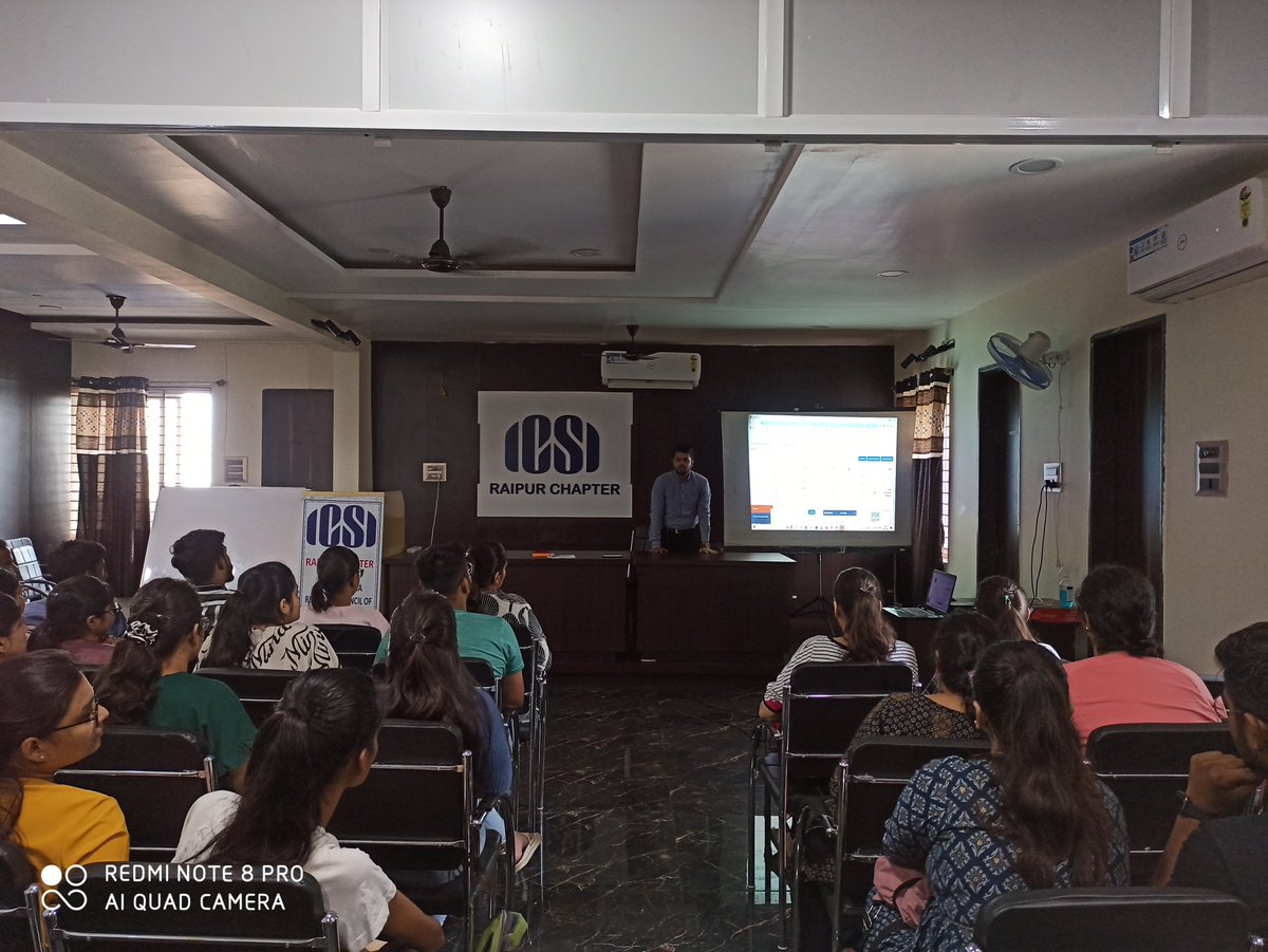 icsi_cs's tweet photo. #ICSIStudentsMonth - Memorial Lecture Series - #SecretarialAudit @AmritMahotsav https://t.co/0qXCXoqF52