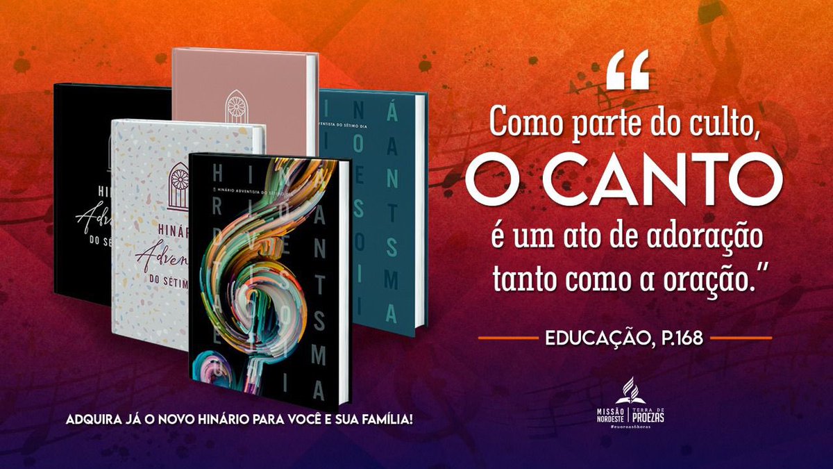 Pr_AndreAndrade's tweet photo. Novo Hinário Adventista 🎼 https://t.co/M07q38u2Wz