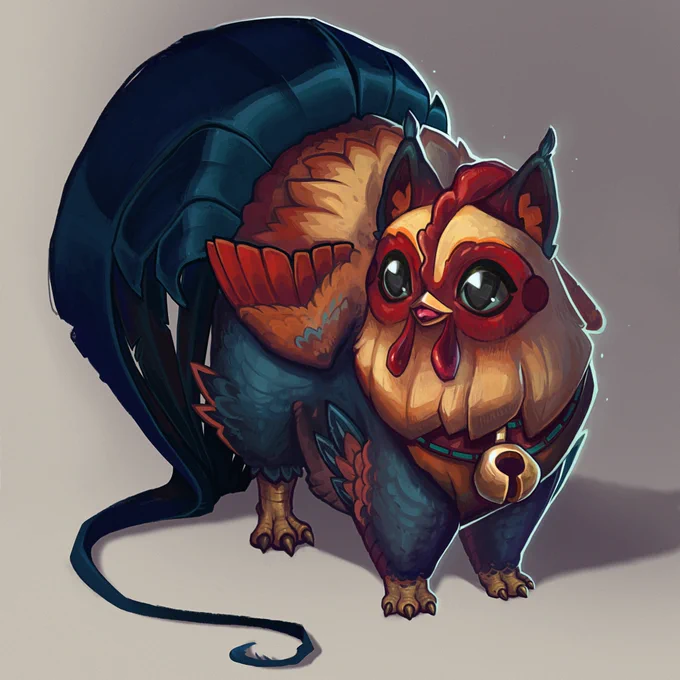Hi #PortfolioDay !🐓

I'm Ourka, a Swiss freelance concept artist and illustrator living in France. I love drawing fantasy and cute things!✨

🌱https://t.co/IcpBpoDFxe
🌱ourka.contact@gmail.com 