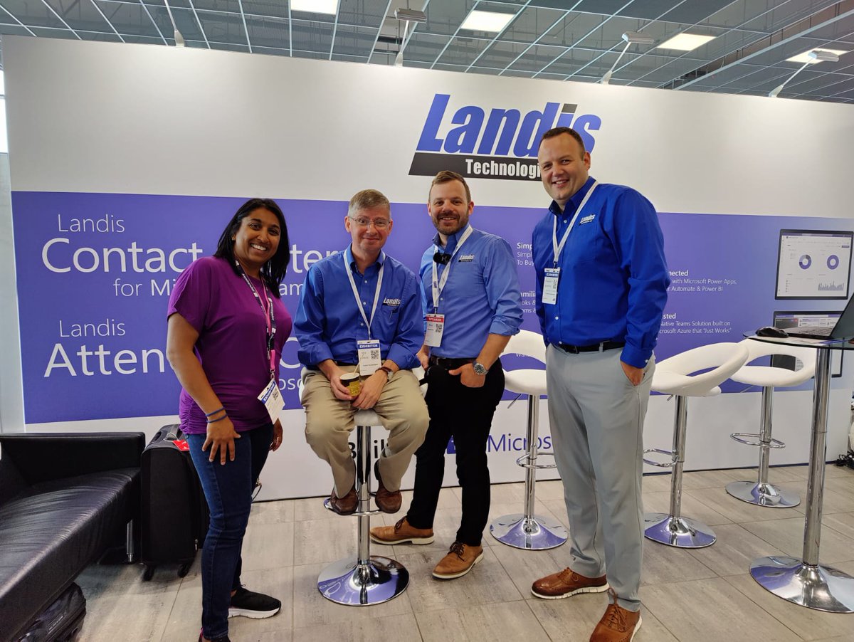 It was great catching up with Landis Technologies at Commsverse, they were one of the first to develop a certified Microsoft Teams Contact Centre and Attendant Console. We will be talking to them really soon!
#commsverse22 #contactcenter #microsoft