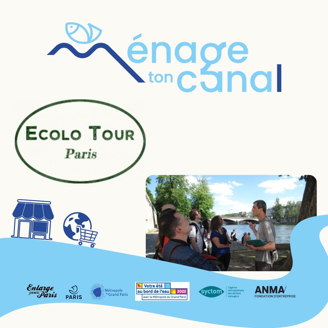 📢 Assistez à une conférence-éco-balade exceptionnelle et gratuite de 2h30, le long des canaux parisiens, offerte par Enlarge Your Paris dans le cadre de l'opération Ménage ton Canal 
Inscriptions ici : urlz.fr/iJ9J
#MénageTonCanal #TerrasseDesCanaux #EteduCanal
