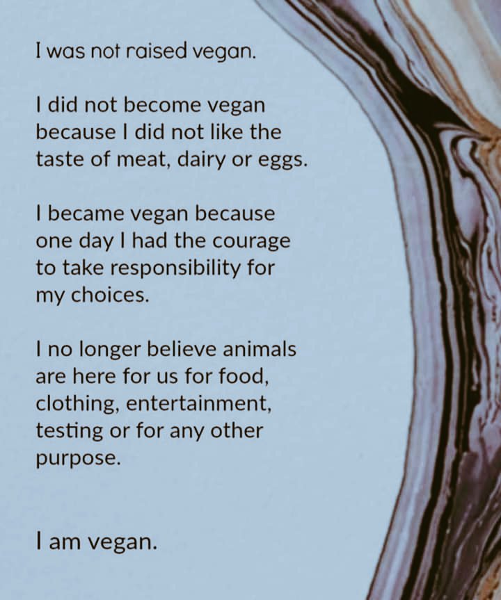 I am vegan 💚