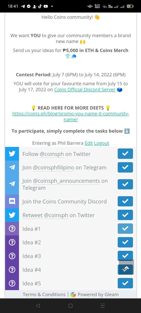 PhilBarrera16's tweet photo. @coinsph https://t.co/5joGn2d1TV