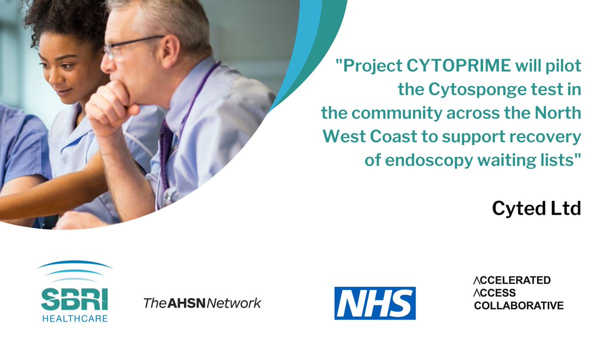 sbrihealthcare's tweet photo. Discover @Cyted_UK’s Cytosponge and how it's supporting NHS recovery of endoscopy waiting lists and transforming the upper GI care pathway: https://t.co/rrBvSpZjxr #COVIDrecovery #postCOVID #NHSreset https://t.co/Zqw79mtzqe