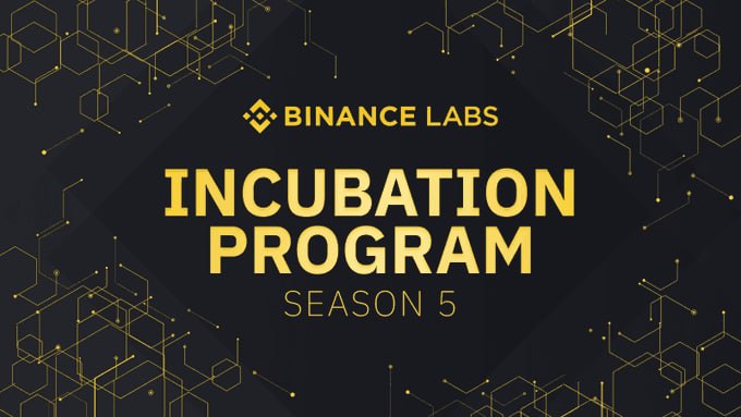 Season 5 of the 
BinanceLabs
 Incubation Program is almost here!
Learn more about how Binance Labs helps accelerate projects and grow by shaping the future of Web3, and how you can apply