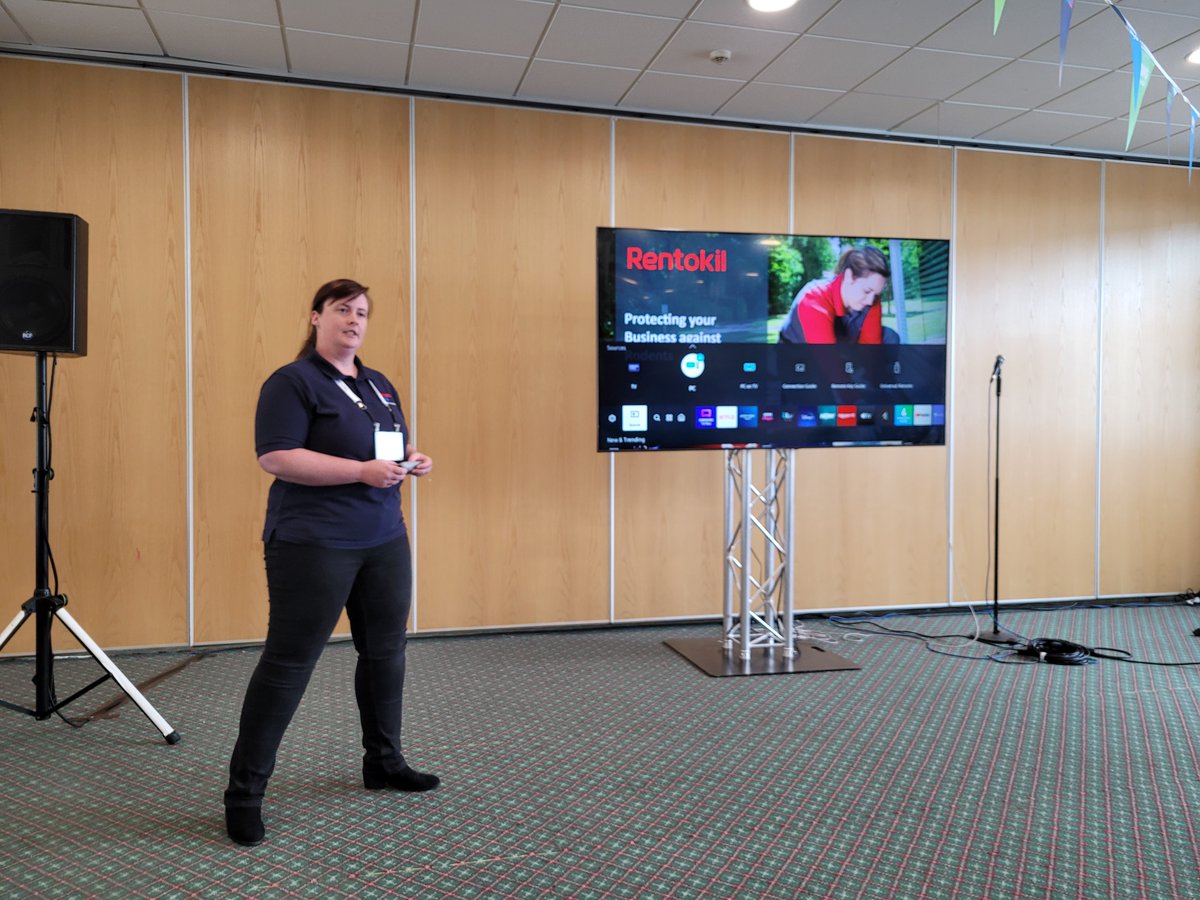 Brilliant presentation from Siobhan Boylan of 
<a href="/rentokilUK/">Rentokil UK</a> providing #InnovationFestival2022 RatOut hack attendees with a comprehensive overview of rat infestation, prevention, control measures &amp; innovative insight. Great context for our hack activities <a href="/NorthumbrianH2O/">Northumbrian Water</a> <a href="/aiimiltd/">Aiimi</a>