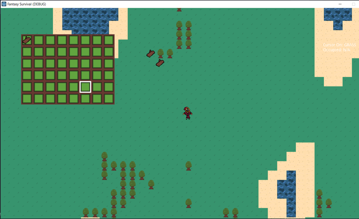 ArturPrograms's tweet photo. 3 hours later I've forgotten everything I've written but I have a working inventory system w/ UI solely made from sprites not actual UI, action state machine, punching/picking up and no recollection of the system that I designed lmaoo #gamedev #indiedev #pixelart #gamedevelopment https://t.co/n8Ye6eygPu