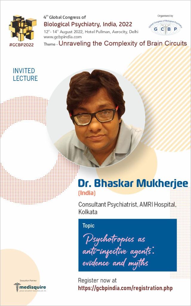 #GCBP2022 Plenary Lecture #5 Dr Bhaskar Mukherjee
For more details: gcbpindia.com
Register now: gcbpindia.com/registration.p…

#India #Delhi  #stayhealthy #mentalhealth #bipolar #mentalhealthawareness #depression #anxiety #mentalillness #ocd #mentalhealthmatters #stress