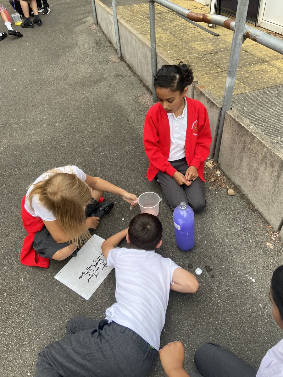 We loved our capacity and volume lesson today. We helped Lila create fireworks using the different ingredients she sent us.