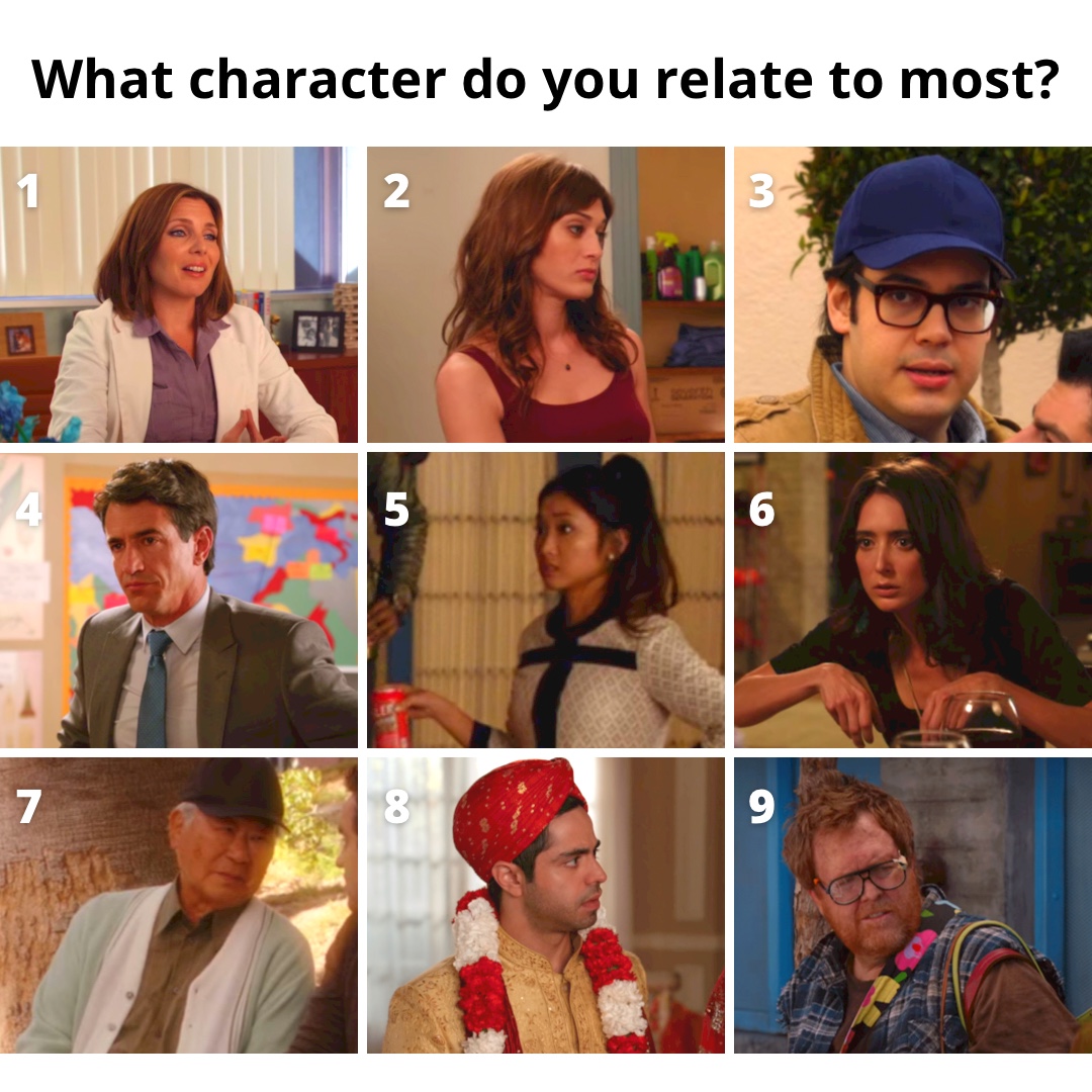 Comment below which character featured here you relate to!
#newgirl #whosthatgirlpod #sadie #julia #robby #russel #daisy #nadia #tran #shivrang #outsidedave #junedianeraphael #lizzycaplan #nelsonfranklin #dermotmulroney #brendasong #rebeccareid #ralphahn #satyabhabha #steveagee