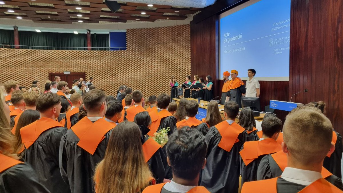 ubbusinessbcn's tweet photo. 🎓Congratulations on your graduation, #MSc in International #Business and MSc in Business #Research students! We hope you enjoy being part of the #UBBusinessSchool graduate community and maintain your connection with the @UBFacEcoiEmpres throughout your life! #GraduacionsFEE https://t.co/3NaufDpQqA