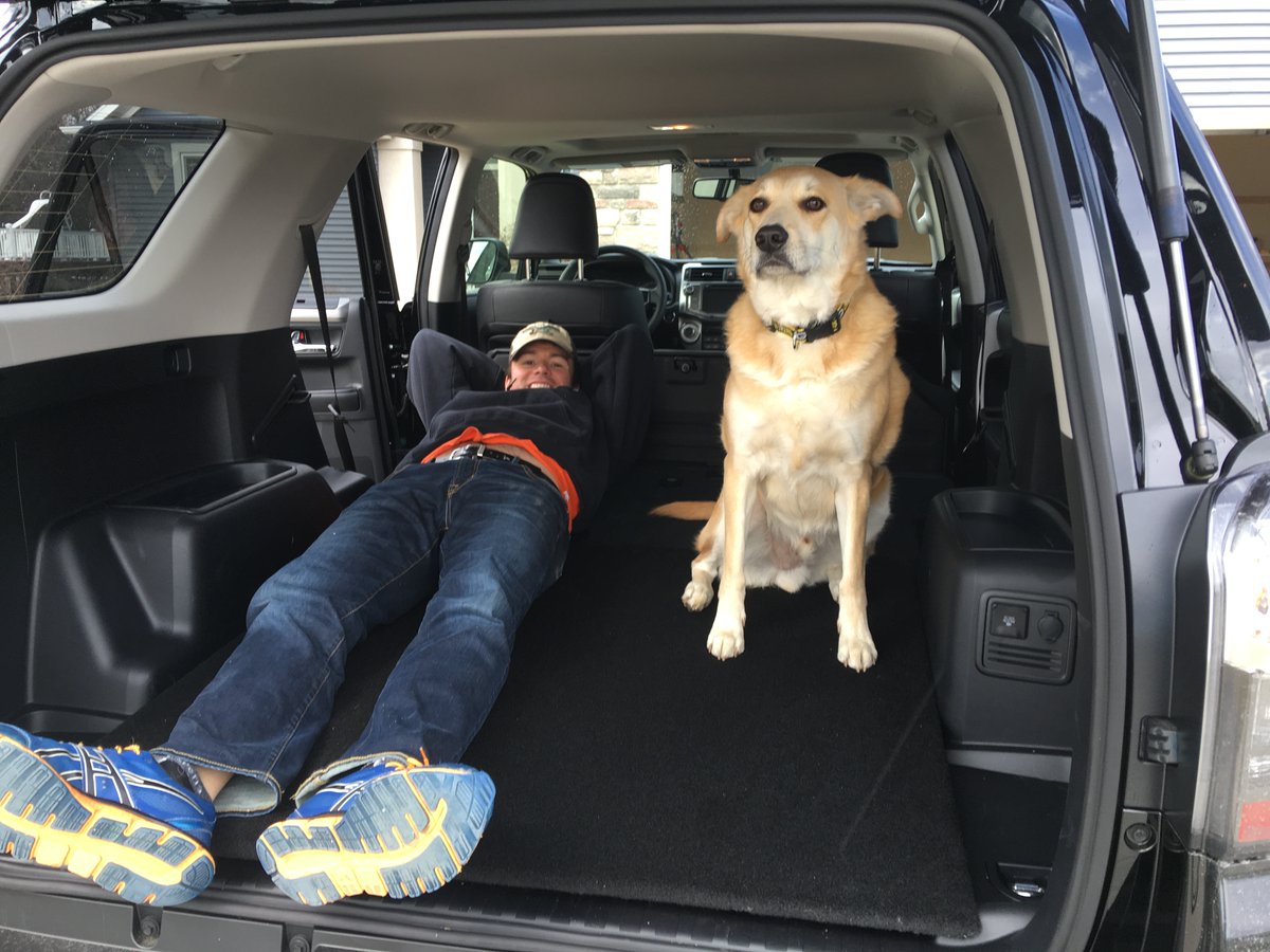 tentside's tweet photo. Sleeping in the back of your car is handy, unless it's uncomfortable! This #DIY build shows you how to create a sleeping platform in the trunk of a #Toyota 5th Gen 4runner for $40 and without modifying the car itself.

Learn how here: https://t.co/hHeiBXQM2C. https://t.co/q7gfW64Bt9