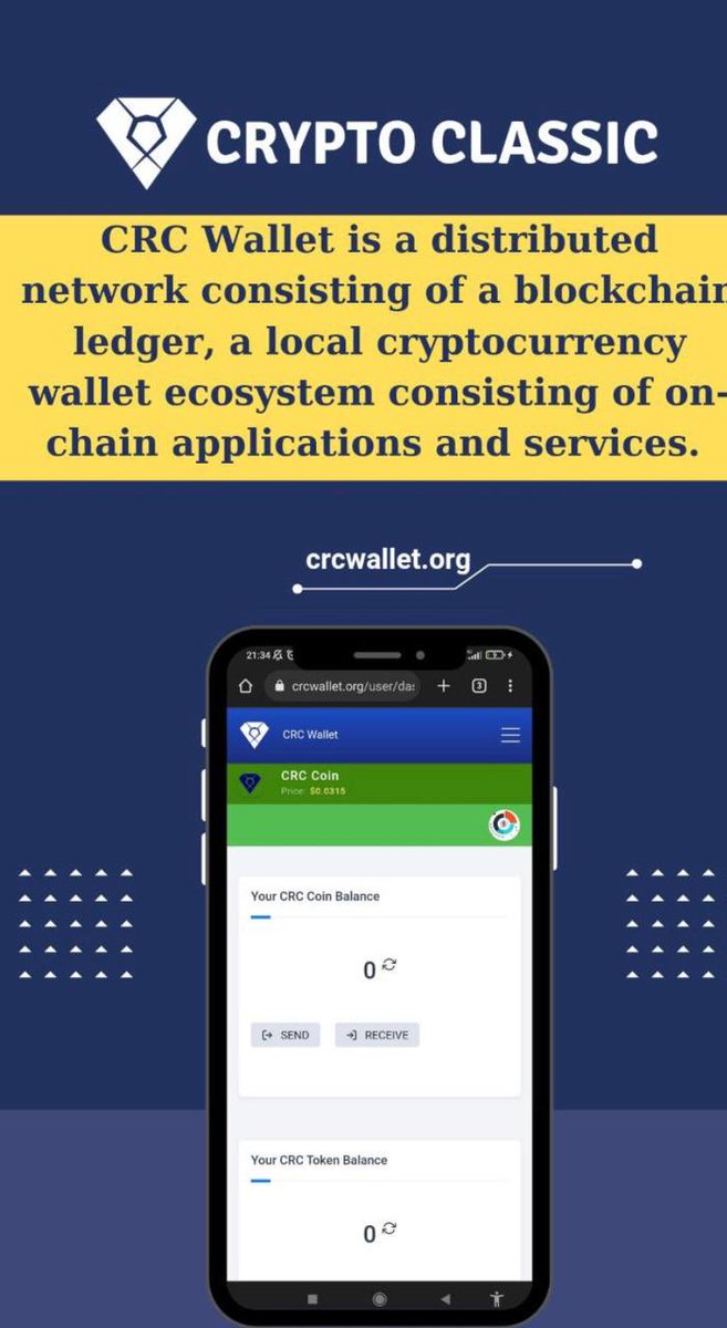 <a href="/binance/">Binance</a> The technology underlying the Crypto Classic project is the only one of its kind and arguably the first the blockchain ecosystem. This technology is designed to make payouts and data transfers fast.
👉 crcscan.org
👉crcwallet.org
#bnb #eth #btc #Binance