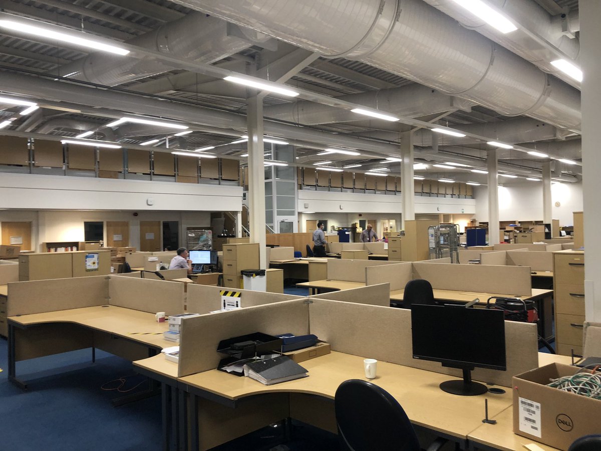 ceritheviking's tweet photo. For anyone thinking that the world of work hasn’t changed and we are slowly going back to what was …..
Collecting kit from my summer contract employer and this 400 person office is being mothballed and hybrid working the norm.
Things are changing. #renotework #commute https://t.co/4PkfEcvy3S