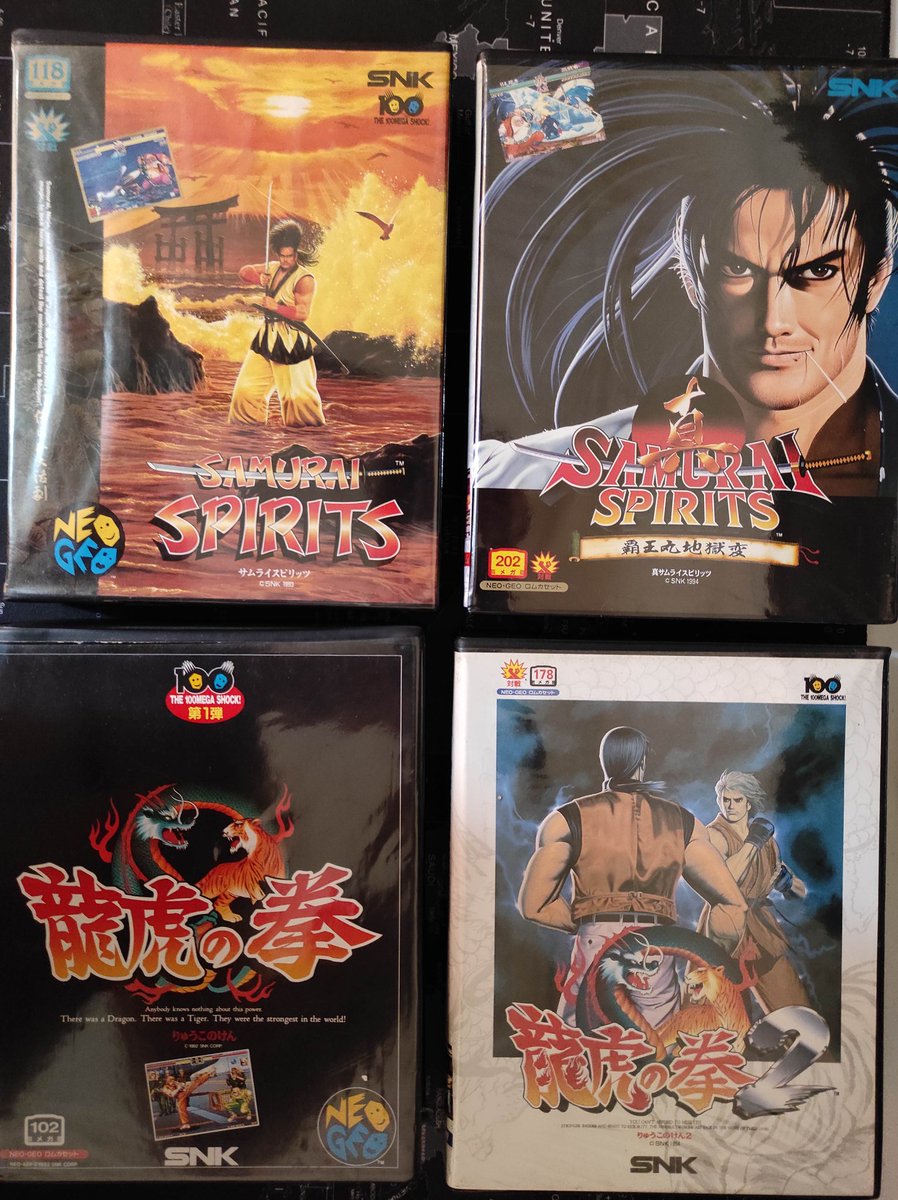 kentril73's tweet photo. Encore une fois, merci  @MugenShopper , la collection s'agrandit avec des classiques de la #Neogeo .......

#RETROGAMING #retrogamer #retrogamers #NeoGeo https://t.co/IFbIHyoz9r