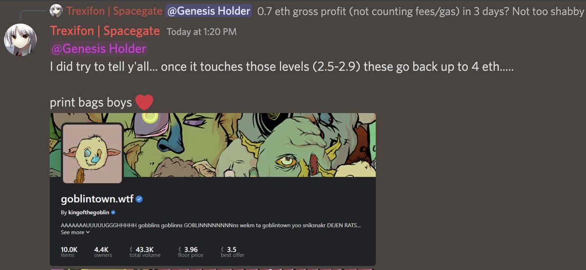 4 Days and around 2.1 ETH in profit! 🚀

Who said, you can't make bag in bear? Our analyst's call are as always on point 🎯

Access only for holders - The Spacegate Pass not only gives you lifetime access to our mobile tool 😉