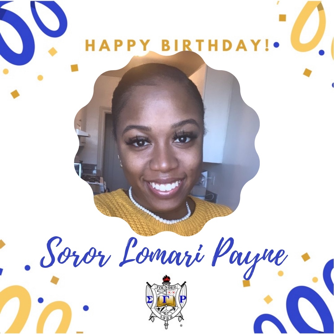 DeltaNuSigma's tweet image. Happy Birthday Soror Lomari Payne!  #DynamicDNS #WestchesterSGRhos