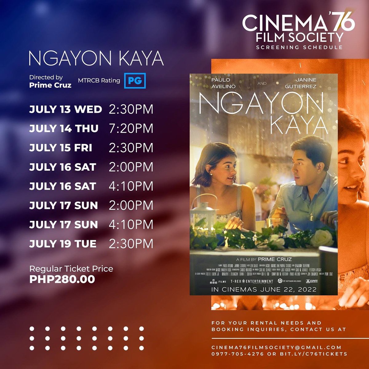 janinegutierrez's tweet photo. #NgayonKaya is still showing in @cinema76fs and SM Manila! ✨ Send mo na to sa what if mo 😍 https://t.co/ocBeWboQn3