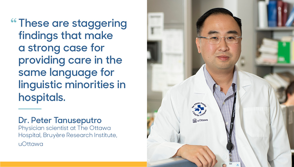 Quality and safety of hospital care improves when physicians and patients speak the same language, according to a new study.
ohri.ca/newsroom/story…