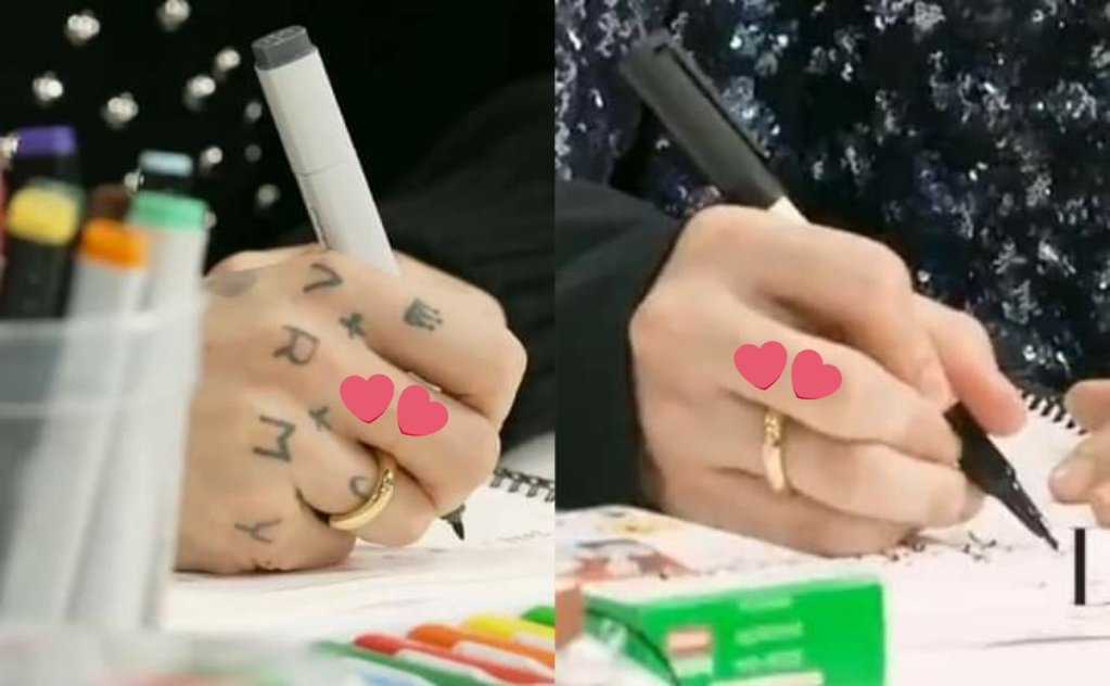 Chloiee_'s tweet photo. Kookmin they wear couple rings?? still wear it on the ring finger!? I'm gonna faint right now because of this !!! 

#kookmin #jikook #jimin #jungkook https://t.co/0Y9mqLFGLT