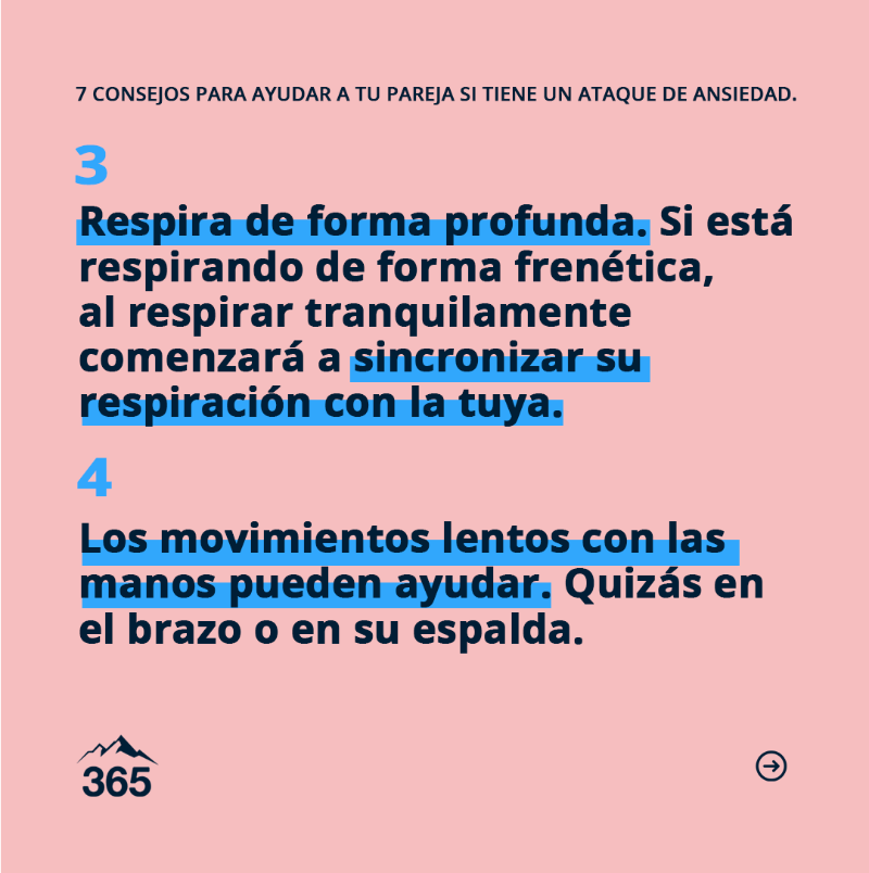 365sustentable's tweet photo. Es posible que muchos de nosotros no sepamos cómo reaccionar cuando una persona de nuestro entorno sufre una crisis de ansiedad. ¿Hemos de intentar calmarla? ¿Apartarnos? ¿Hablarle? 
Les dejamos 7 prácticas recomendables 👇