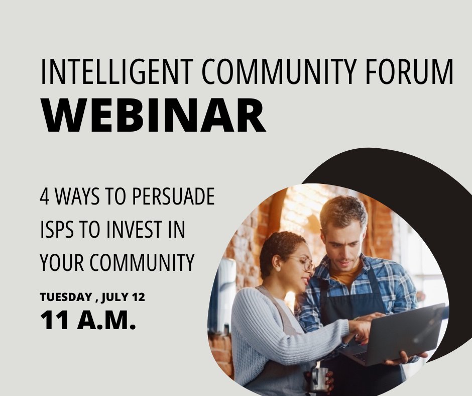Newcommunities's tweet photo. HAPPENING TODAY at 11 a.m. ET

#ICF Webinar: 4 Ways to Persuade ISPs to Invest in Your Community

Join us as we introduce one of the courses in our #CommunityAccelerator program &amp; share insights from experts in network funding and development.

Register: https://t.co/JzXLp8bCCt https://t.co/JSgIbpI19o