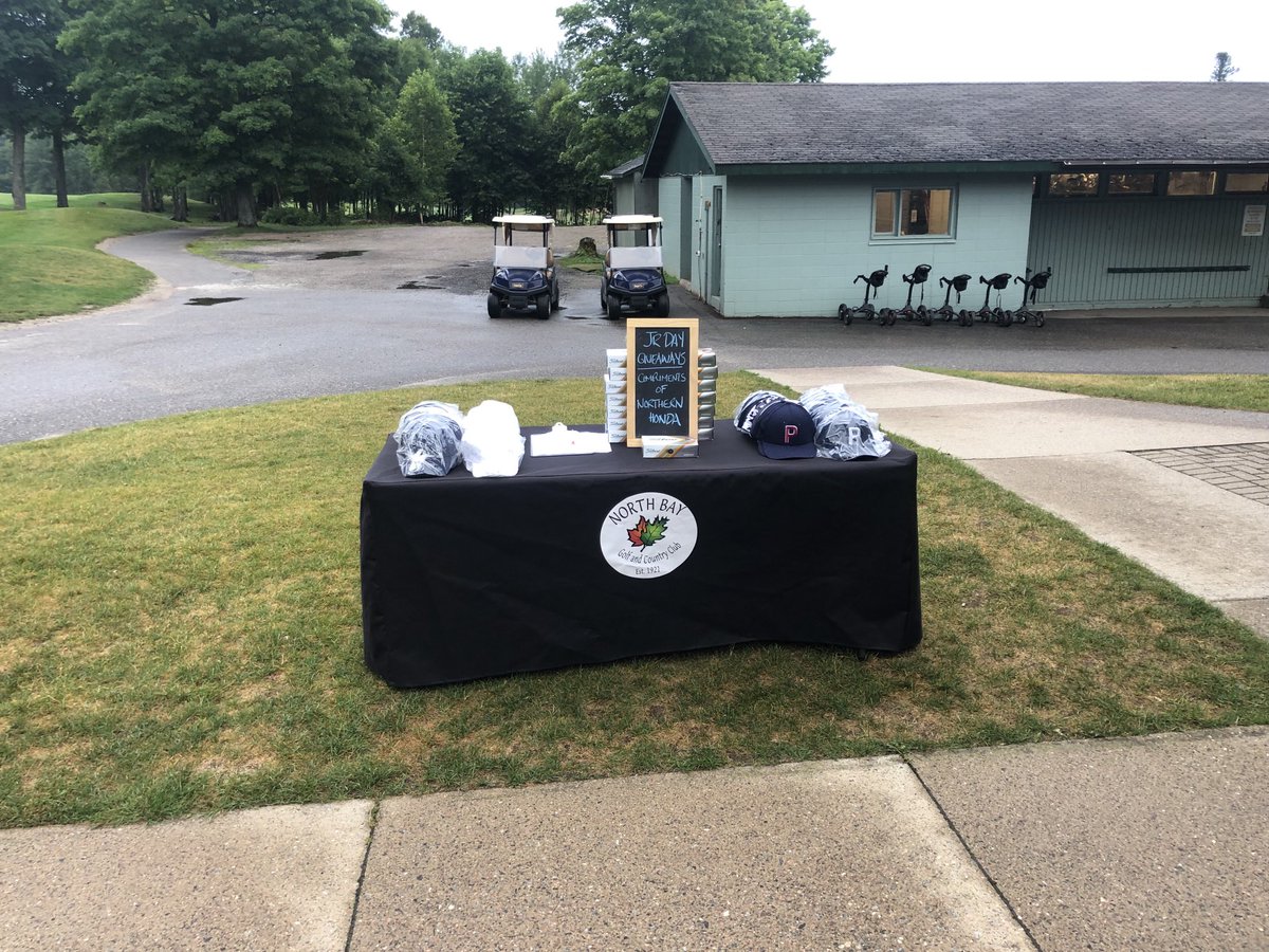 NorthBayGCC's tweet photo. Our 2022 Jr. Program kicks off today…. Thank you to Northern Honda for sponsoring our Jr. giveaways today! https://t.co/EeIvVKwJOl