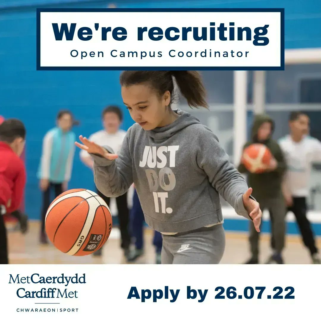 Met Community (@cmetcommunity) on Twitter photo Join our Team - <a href="/CMetSport/">Cardiff Met Sport</a>
Open Campus Coordinator
Come and work on an award winning programme!
Details: buff.ly/3Ph5VxQ
Apply by 26.07.22
π#CardiffMetSport Join our Team - <a href="/CMetSport/">Cardiff Met Sport</a>
Open Campus Coordinator
Come and work on an award winning programme!
Details: buff.ly/3Ph5VxQ
Apply by 26.07.22
π#CardiffMetSport